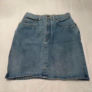 Vintage Blue Jean mini skirt